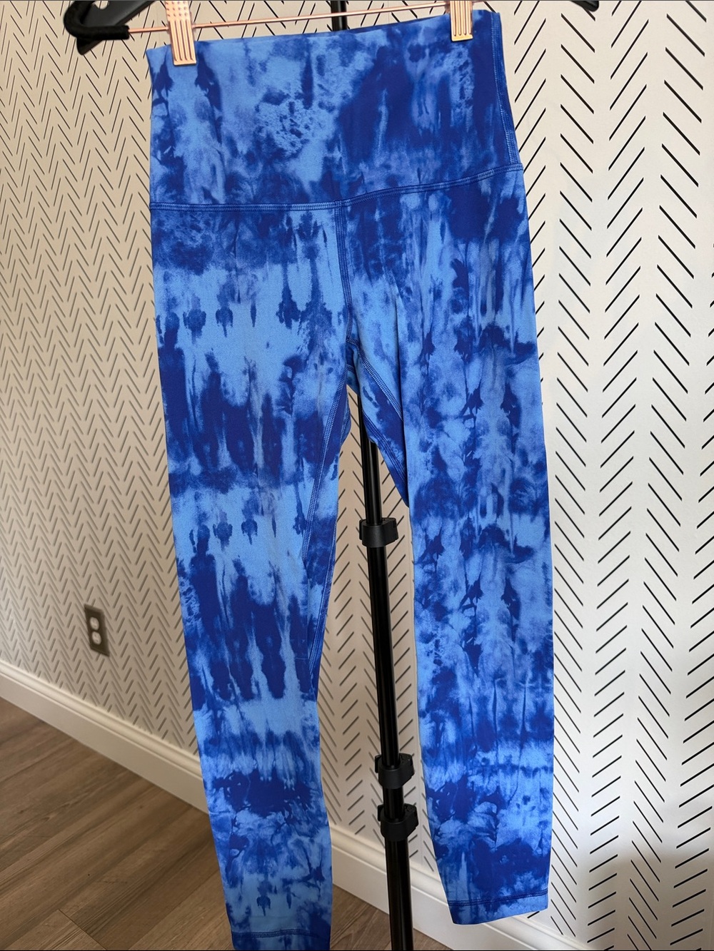 lululemon athletica Blue Tie-Dye High-Rise Leggings